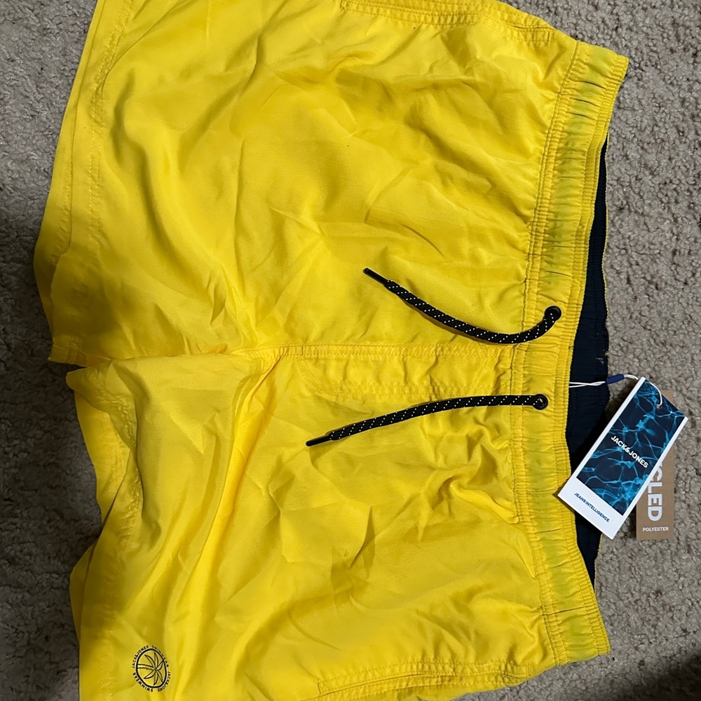Yellow Men's Swim Shorts